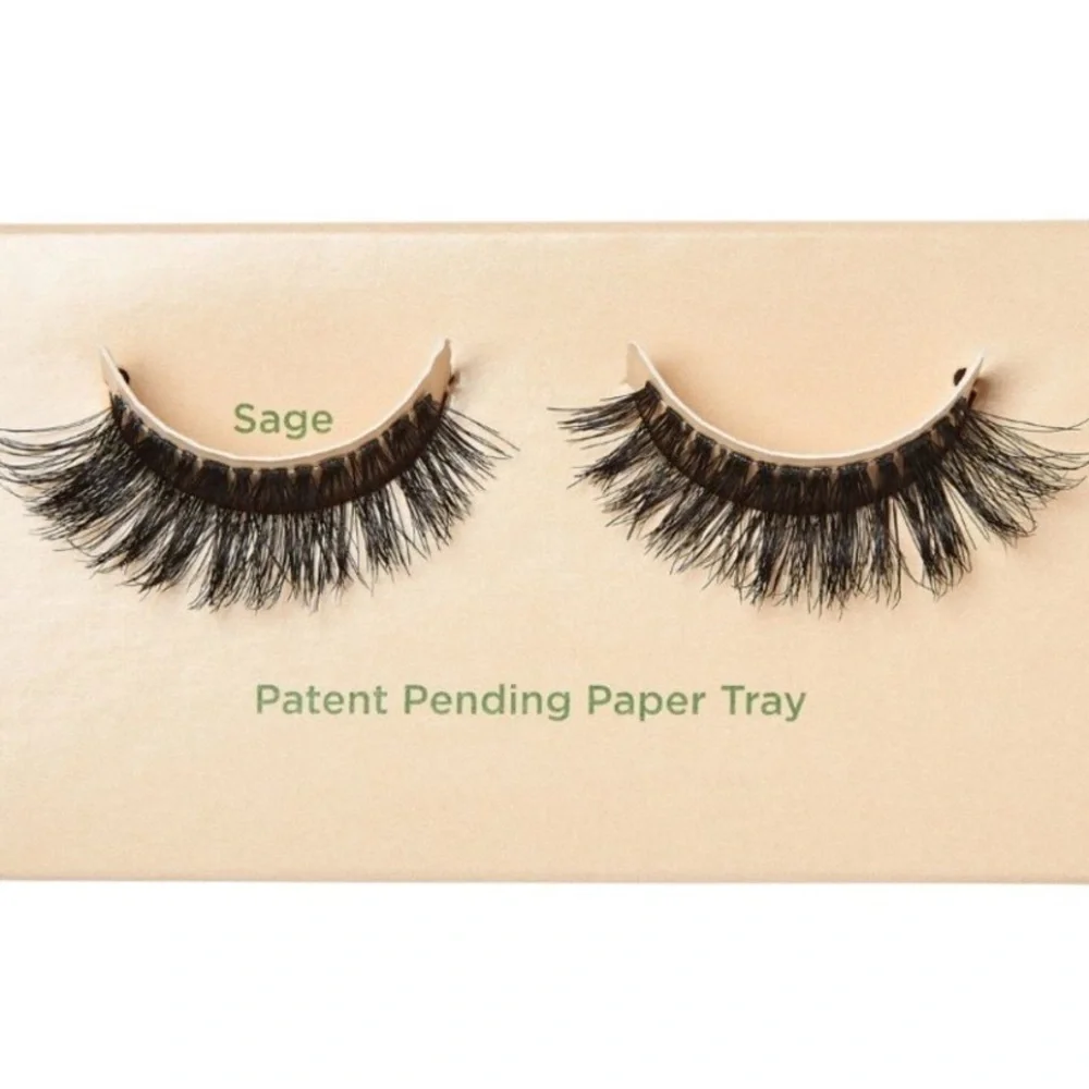 KISS Sister Nature 100% Natural False Lashes SAGE 👁️ NEW IN BOX - Picture 2 of 5